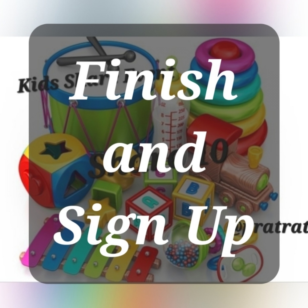 Finish Thur 4/23🧸Sign Up Thurs 4/30🧸Kids Share Event🧸Share 10🧸
